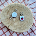 Load image into Gallery viewer, Tomato silver earrings
