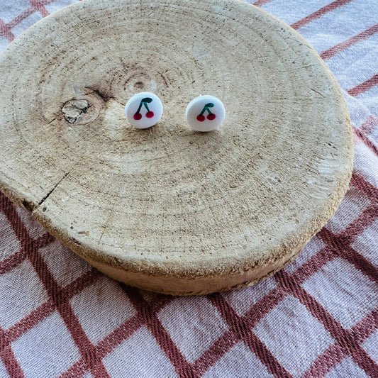Mini cherry studs 2