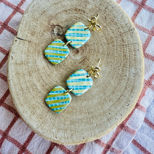 Teal and gold double presents 2