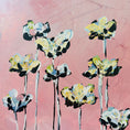 Load image into Gallery viewer, Pink skies (in bloom) 12x12 on wood
