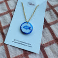 Load image into Gallery viewer, Blue fish necklace
