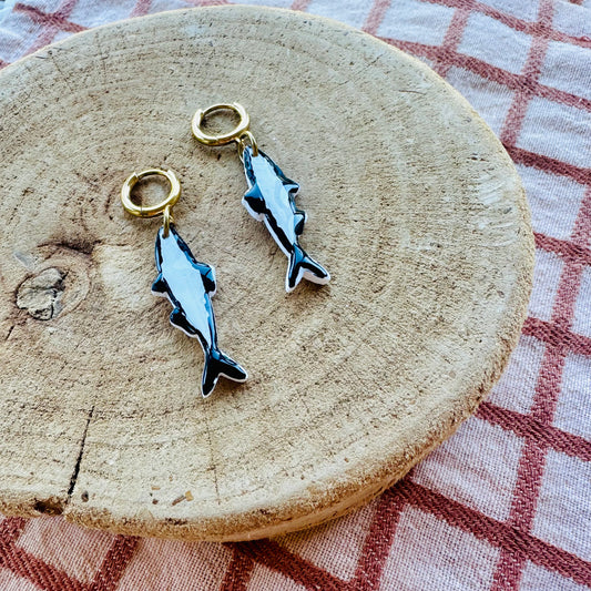 Black and white sardines