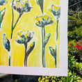 Load image into Gallery viewer, Bright green print (in bloom) 11x14
