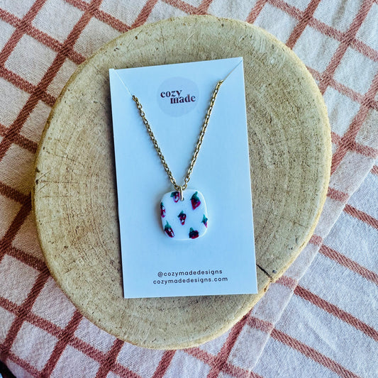 Strawberry necklace