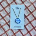 Load image into Gallery viewer, Blue fish necklace
