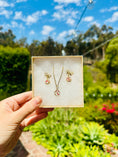 Load image into Gallery viewer, Red and gold speck gift box
