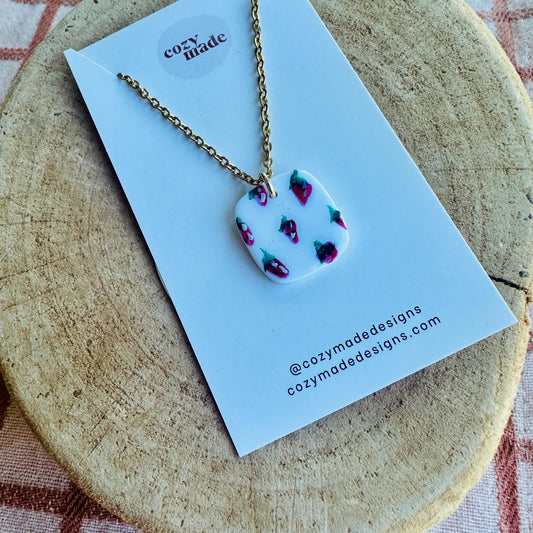 Strawberry necklace