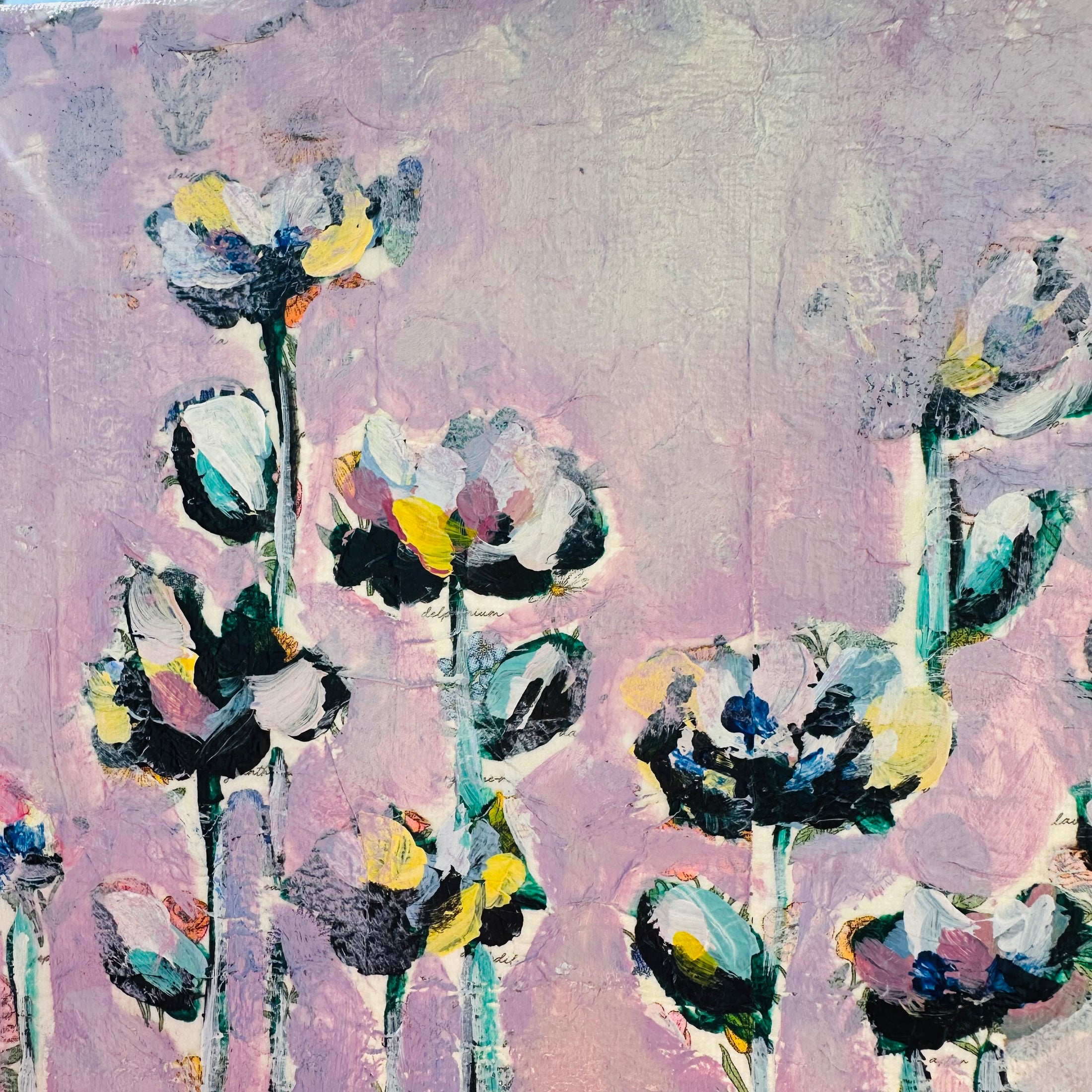 Purple Dreams (in bloom) 8x8 on canvas
