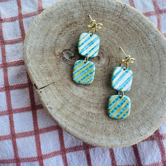Teal and gold double presents 2