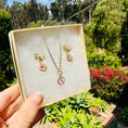 Load image into Gallery viewer, Red and gold speck gift box
