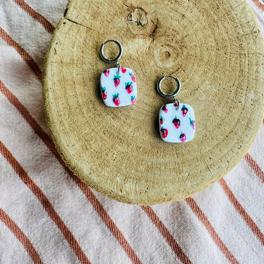 Mini strawberries 2, silver