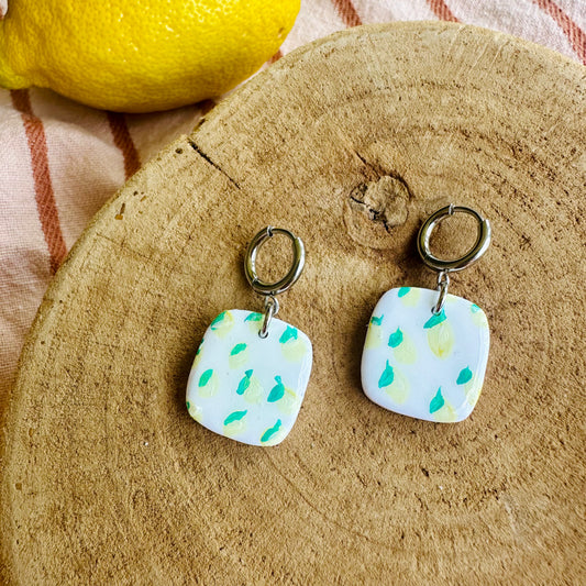 Mini lemons 2, silver (one rough edge, not noticeable)