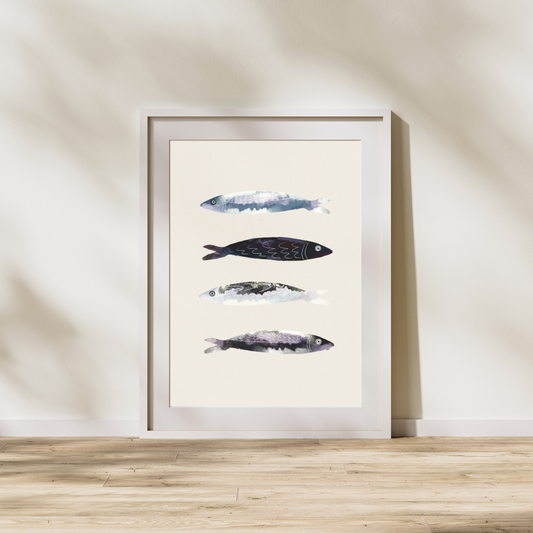 8x10 BW Sardines