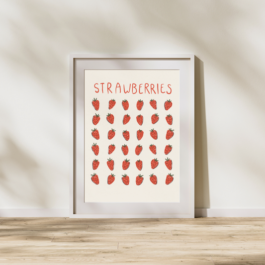 8x10 Strawberry Patch