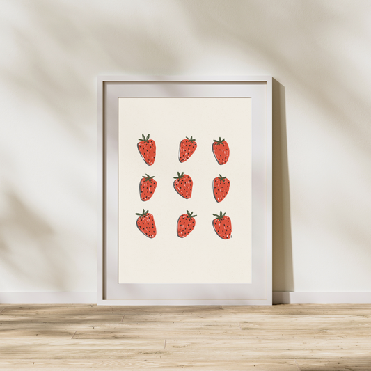 8x10 Strawberries