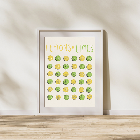 8x10 Lemons and Limes