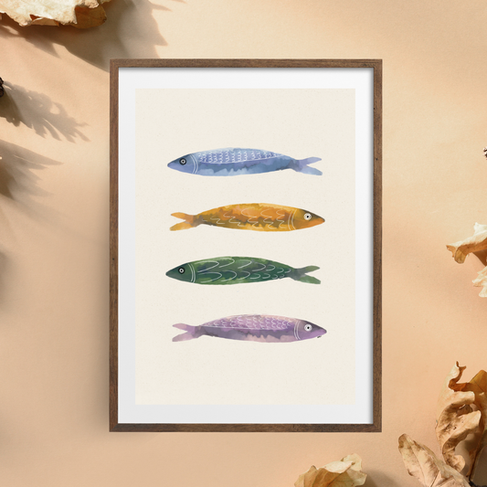 8x10 Color Sardines